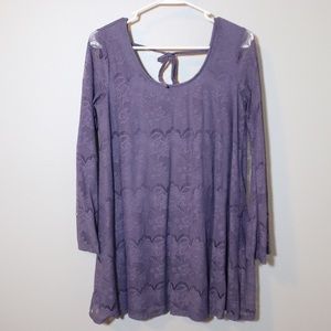Altar’d State lavender lace shift dress